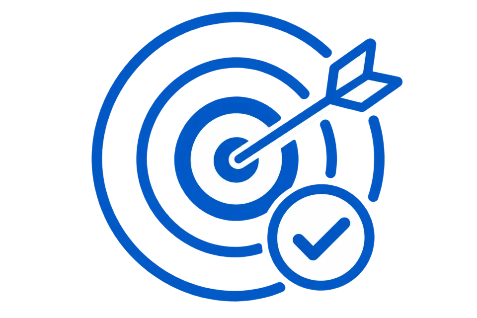 Symbol für das Blau-Trikot: Präzision