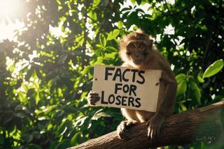 Datei:Trust me its true Mischievous Jungle Monkey simple compose 01jyxq0rz3fc4tetd1tjnf28v5.gif
