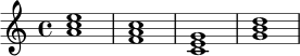 \version "2.24.0"
\chordmode {
a1:m f c g
}