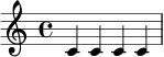 \drummode {
\time 4/4
bd4 sn bd sn |
}