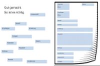 Brief, Kopiervorlage, Formteile Lösungen