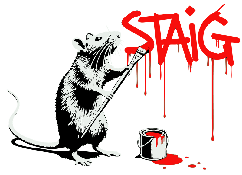 Datei:STAIG StreetART Ratte schreibt STAiG.png