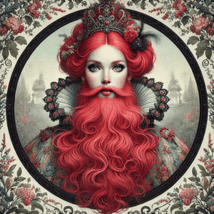 Prinzessin Vollbart Royal Bearded Portrait storyboard.gif