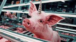 Curious Pig-Unicorn simple compose 01jkk310vje91sqj0a68d6jvxk.gif