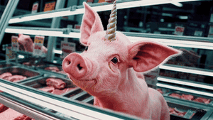 Curious Pig-Unicorn simple compose 01jkk310vje91sqj0a68d6jvxk.gif