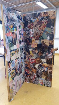 Collage gegen Nazis - Stellwand 2.jpg