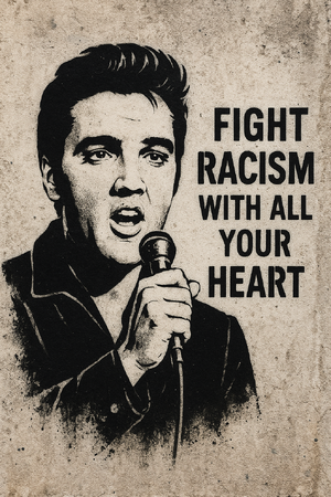 Presley Elvis gegen Diskriminierung simple compose 01jzfd2nthfy28jqyfk2m0gby2.png