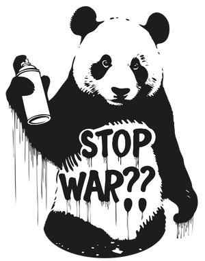 Stop War Panda Banksy Style.png